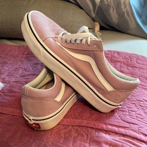 Never worn SIZE 8.5 Purple Vans